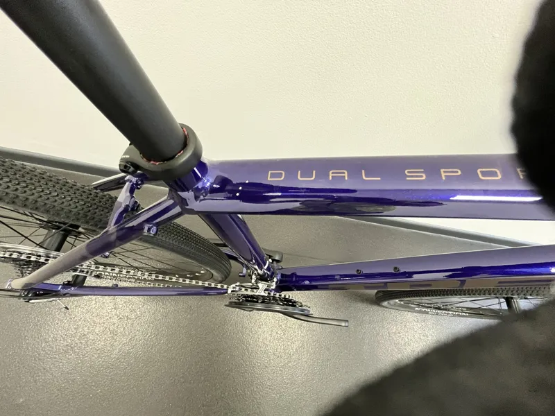 EX DISPLAY Trek Dual Sport 2 Women's Hybrid Bike Large 2021 in Purple Abyss-2